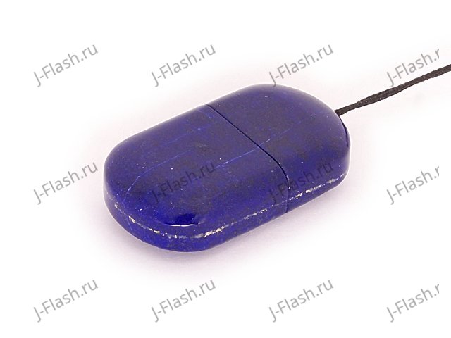 Общий вид USB флешки из камня лазурит (Афганистан)