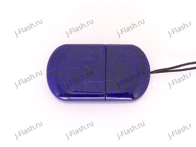 Закрытая USB флешка из камня лазурит (Афганистан): вид сверху