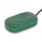 Общий вид USB флешки из камня малахит