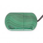 Закрытая USB флешка из камня малахит: вид сверху