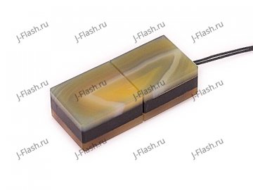 Общий вид USB флешки из камня агат