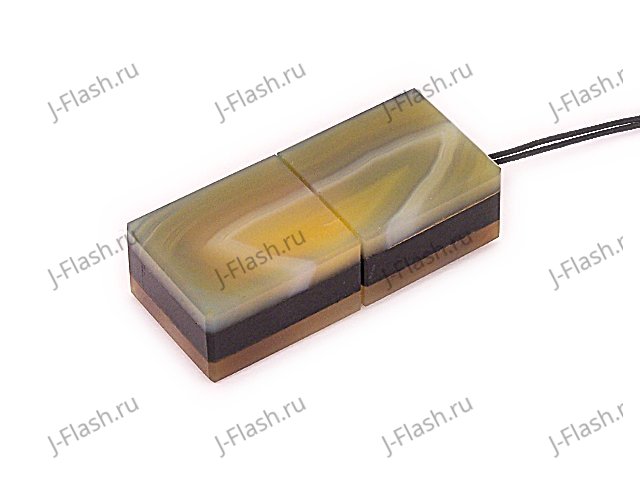 Общий вид USB флешки из камня агат