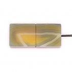 Закрытая USB флешка из камня агат: вид сверху