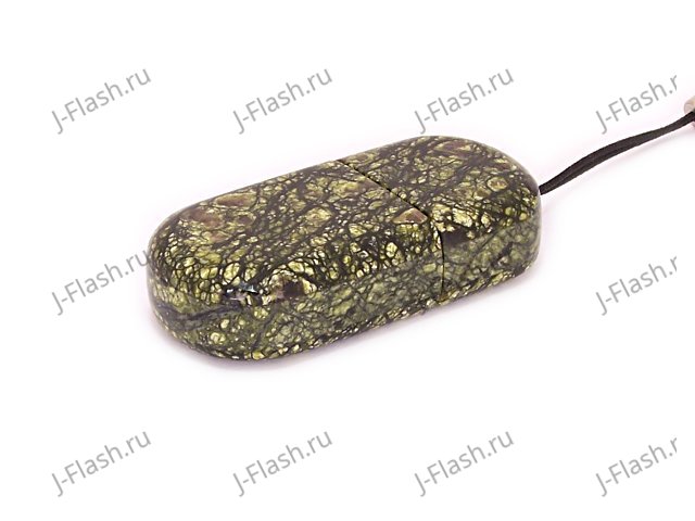 Общий вид USB флешки из камня змеевик