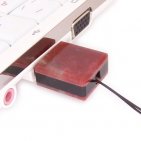 USB флешка из камня розовый кварц: в ноутбуке