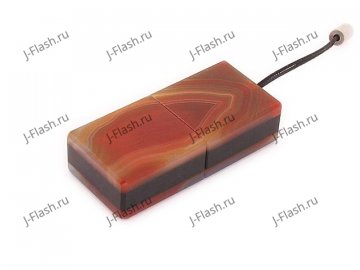 Общий вид USB флешки из камня агат