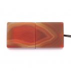 Закрытая USB флешка из камня агат: вид сверху