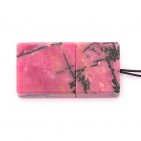 Закрытая USB флешка из камня родонит: вид сверху