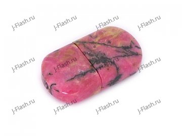 Общий вид USB флешки из камня родонит