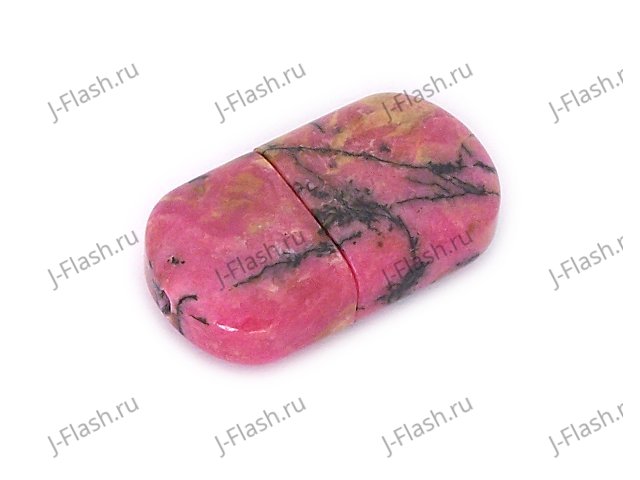 Общий вид USB флешки из камня родонит