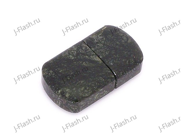 Общий вид USB флешки из камня змеевик