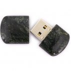 Открытая USB флешка из камня змеевик: вид сверху