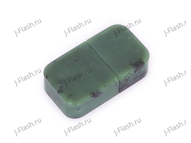 Общий вид USB флешки из камня змеевик