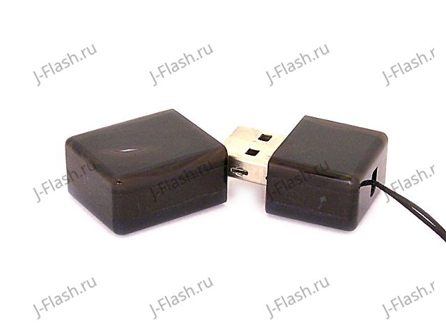 Открытая USB флешка из камня агат