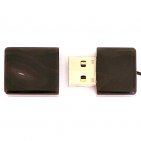 Открытая USB флешка из камня агат: вид сверху