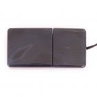 Закрытая USB флешка из камня агат: вид снизу