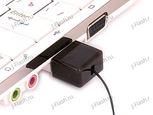 USB флешка из камня агат: в ноутбуке