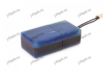 Общий вид USB флешки из камня агат