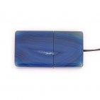 Закрытая USB флешка из камня агат: вид сверху