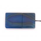 Закрытая USB флешка из камня агат: вид снизу