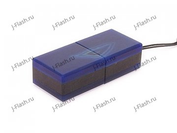 Общий вид USB флешки из камня агат