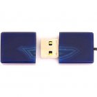 Открытая USB флешка из камня агат: вид сверху