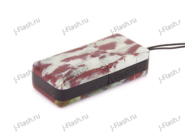 Общий вид USB флешки из камня яшма