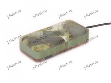 Общий вид USB флешки из камня яшма