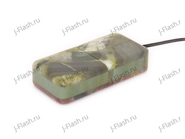 Общий вид USB флешки из камня яшма