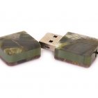 Открытая USB флешка из камня яшма