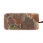 Закрытая USB флешка из камня яшма: вид снизу