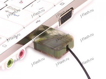 USB флешка из камня яшма: в ноутбуке