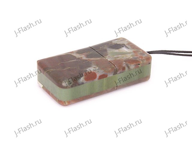 Общий вид USB флешки из камня яшма