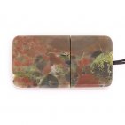 Закрытая USB флешка из камня яшма: вид снизу