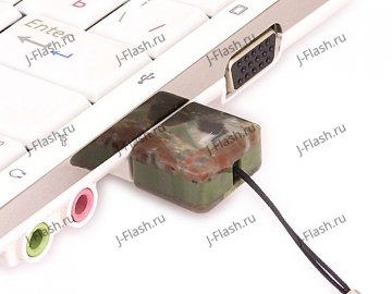 USB флешка из камня яшма: в ноутбуке