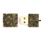 Открытая USB флешка из камня яшма: вид сверху