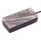 USB флешка из узорчатого агата с включениями кварца: общий вид
