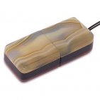 USB флешка из узорчатого агата: общий вид