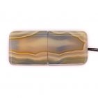 USB флешка из узорчатого агата: вид сверху