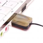 USB флешка из узорчатого агата: в ноутбуке