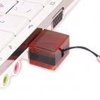 USB накопитель из узорчатого агата: в ноутбуке