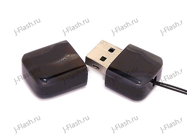 USB накопитель из черного агата: открытая