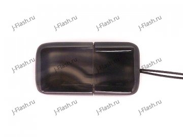 USB накопитель из черного агата: вид снизу