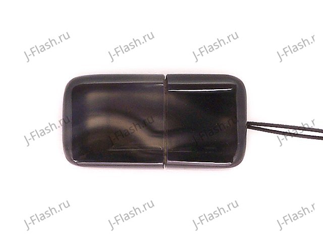 USB накопитель из черного агата: вид снизу
