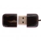 USB накопитель из черного агата: вид сверху