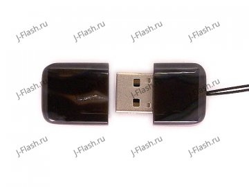 USB накопитель из черного агата: вид сверху