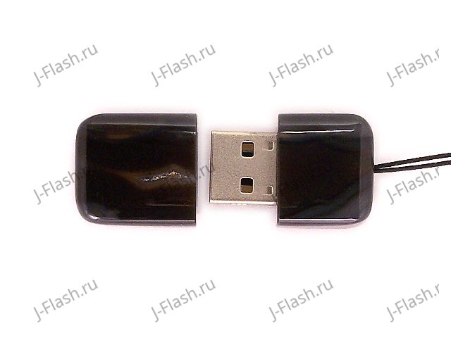 USB накопитель из черного агата: вид сверху