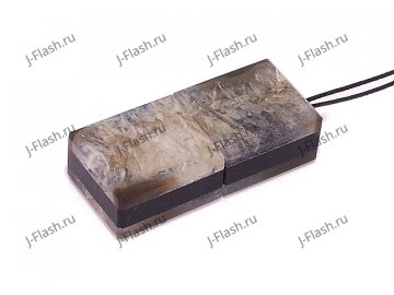 USB накопитель из черного агата: общий вид