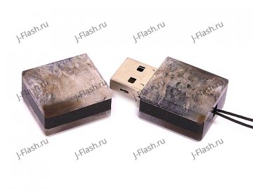 USB накопитель из черного агата: открытая