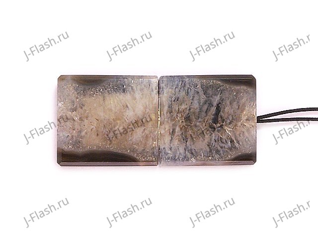 USB накопитель из черного агата: вид снизу